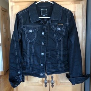 MEK Black Jean jacket, never worn, medium